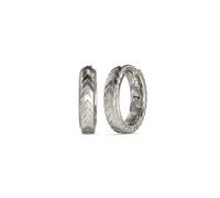 Guess Jewellery Man Sailor Knot 12mm Textured Huggie Ea - Jume05021jwstbkt-u