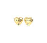 GUESS Jewellery Multi Hearts Chain Earrings, one Size, Metal, Not a Gemstone,