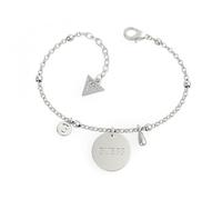 Guess Jewellery Peony Art Chain & Charms Silver Bracelet UBB29117-L