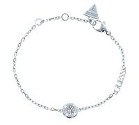 GUESS JUBB04594JWRHS Women's Bracelet Matelassé Coin Silver, Crystal