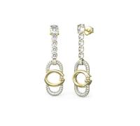 Guess JUBE04507JWYGT-U Women's Earrings G Logo Gold, Crystal
