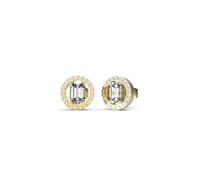 Guess JUBE04654JWYGT-U Tiny Dancer Gold Tone Stud Earrings, Crystal