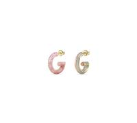 Guess JUBE05436JWYGRS Women's Hoop Earrings Gold