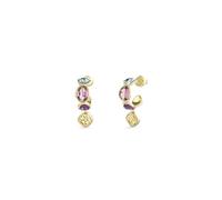 Guess JUBE05571JWYGMCT/U Women's Creole Earrings Multi Crystals Gold