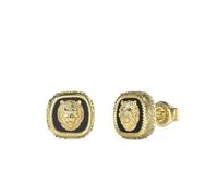 Guess JUME04011JWYGBKT-U Men's Earrings - Steel, Lion King, 1 cm diámetro, Alloy Steel, No Gemstone