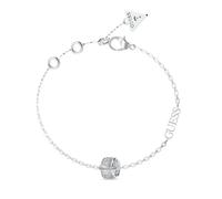 Guess Jungle Circle Pavé Set Silver Tone Bracelet