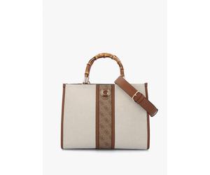 GUESS Kerima Natural Latte Logo Tote Bag Size: One Size, Colour: Camel