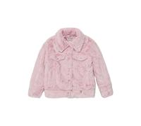 guess kids faux-fur denim jacket - Pink 14 yrs