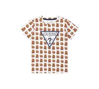guess kids honey bear-print t-shirt - White 9 mth