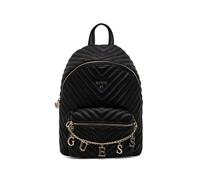 guess kids quilted logo-charm backpack - Black One Size
