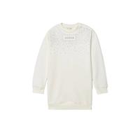 guess kids rhinestone-embellished long-sleeved mini dress - Neutrals 7 yrs-14 yrs
