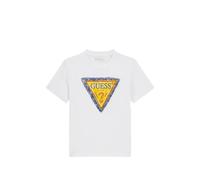 guess kids shirt with triangle logo - White 7 yrs-8 yrs-10 yrs-12 yrs-14 yrs