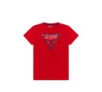 guess kids Triangle logo T-shirt - Red 7 yrs-8 yrs-10 yrs-12 yrs-14 yrs