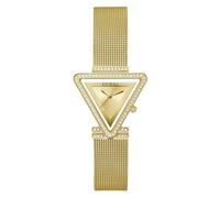 Guess Ladies Fame Gold Tone Triangular Crystal Watch GW0508L2