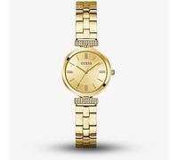 Guess Ladies' Stone Set Detail Gold Tone Bracelet Watch