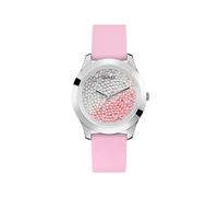 Guess – Women's Watch – W1223L1 – Analogue Quartz, Silicone Strap – Pink