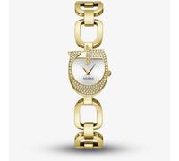Guess Ladies Gia Gold Tone G Shape Crystal Watch GW0683L2