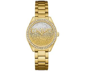 Guess Ladies Glitter Girl Gold Tone Watch W0987L2