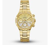 Guess Ladies Harlow Gold Plated Multifunction Dial Watch GW0950L2