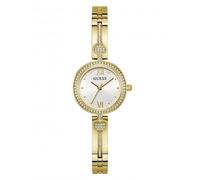 Guess Ladies' Gold Tone Stone Set Half Bangle Watch