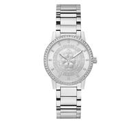 Guess Ladies Petal Silver Tone Stainless Steel Watch GW0747L1 - - Recycled Steel / Mineral Glass / Stainless Steel