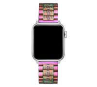 GUESS Ladies smartwatch Band Compatible with Apple Watch (38MM-40MM), Iridescent/Mesh, Classic
