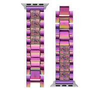 GUESS Ladies smartwatch Band Compatible with Apple Watch (38MM-40MM), Iridescent/Mesh, Classic