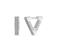 Guess Ladies Triangle Pave Silver 'Crazy Earrings' Silver