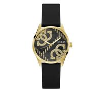 GUESS Women Analogue Quartz Watch with Silicone Strap GW0755L3