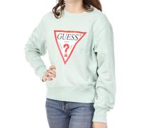 GUESS Ladies Water Green Sweatshirt G-W2YQ16, Green, M