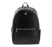 GUESS laptop backpack leisure backpack with laptop compartment Torino Backpack Black