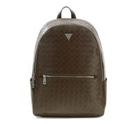 GUESS laptop backpack leisure backpack with laptop compartment Torino Backpack Dark Olive brown