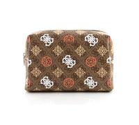 Guess Large Cosmetic Bag beige with pattern
