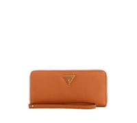 GUESS Laryn SLG Zip Around Wallet L Cognac, cognac, Contemporary