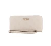 Guess Laurel II Large Zip Around Wallet, Light Taupe Logo, One Size