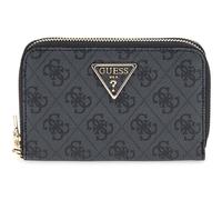 GUESS Laurel II SLG Medium Double Zip Wallet M Coal Logo