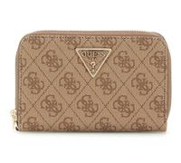 GUESS Laurel II SLG Medium Double Zip Wallet M Latte Logo