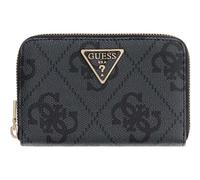 GUESS Laurel II SLG Medium Zip Around Wallet Coal Logo Dark Grey