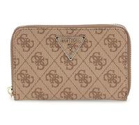 GUESS Laurel II SLG Medium Zip Around Wallet Latte Logo, Latte logo