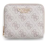 GUESS Laurel II SLG Small Zip Around Wallet Dark Taupe Logo