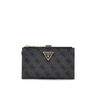 Guess Wallet Laurel II Double Zip Organizer - Coal Logo - One Size