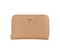 GUESS Laurel Medium Zip Around Wallet, Beige, Beige, One Size