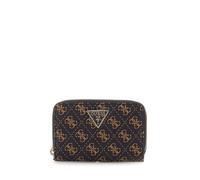 GUESS Laurel SLG Medium Double Zip Wallet M Brown Logo