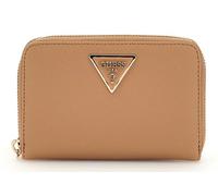 GUESS Laurel SLG Medium Zip Around Wallet Beige, beige
