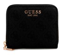 GUESS Laurel SLG Small Zip Around, Clo - Coal Logo, Taglia unica
