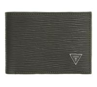 GUESS Leather Card case Milano Bifold - Card Holder Military Dark Green
