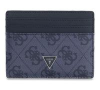 GUESS Leather Card Holder Mito Card Case Blue Denim
