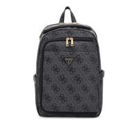GUESS leisure backpack laptop backpack with laptop compartment U-Zip Backpack Coal Logo dark grey