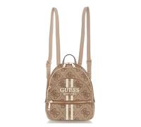 GUESS leisure backpack Manhattan II Backpack Latte Logo light brown