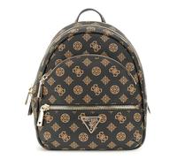 GUESS leisure backpack Manhattan II Backpack Mocha Logo dark brown